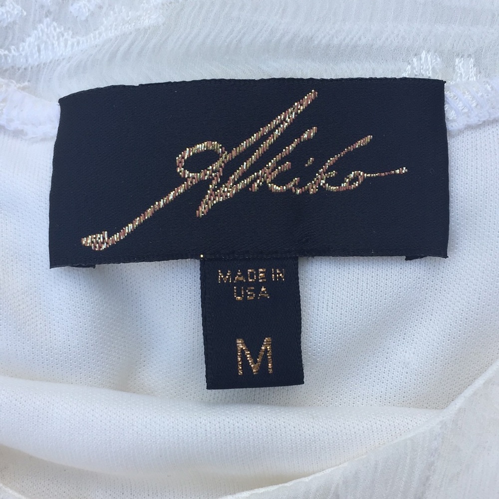 AKIKO White Sheer Silk Boho Fringed Tank - Picture 3 of 8